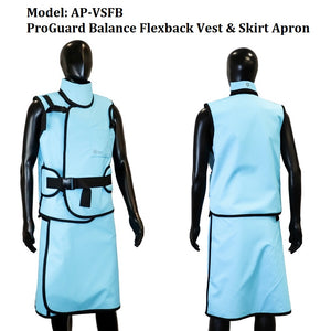 AP-VSFB ProGuard Balance Vest & Skirt Flexback Apron, Front 0.50mm LE & Back 0.25mm LE