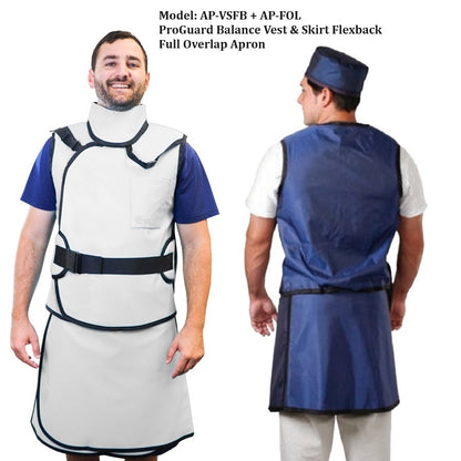 AP-VSFB + AP-FOL ProGuard Balance Vest & Skirt Flexback Full Overlap Apron, Front 0.50mm LE & Back 0.25mm LE