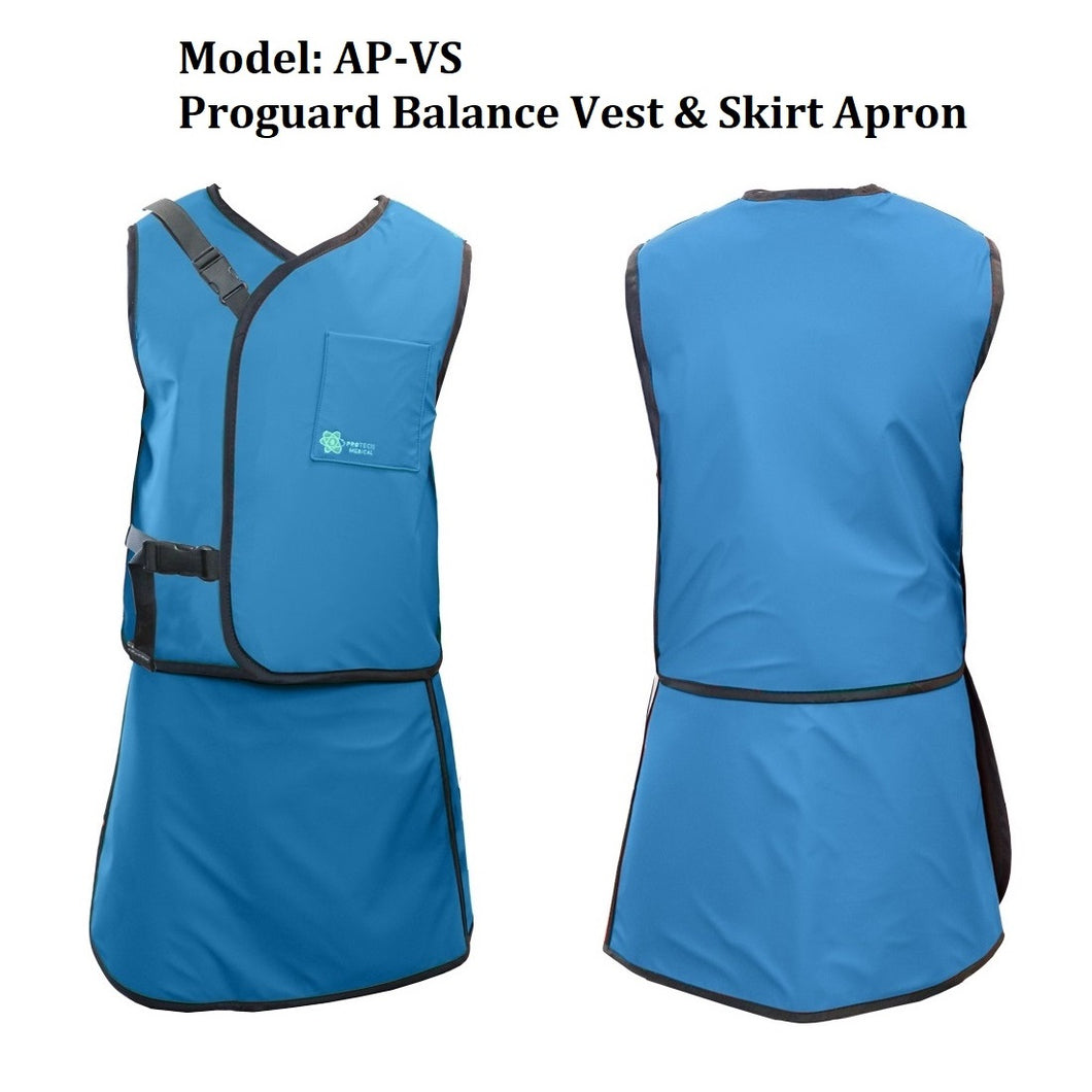 AP-VS ProGuard Balance Vest & Skirt Apron, Front 0.50mm LE & Back 0.25mm LE