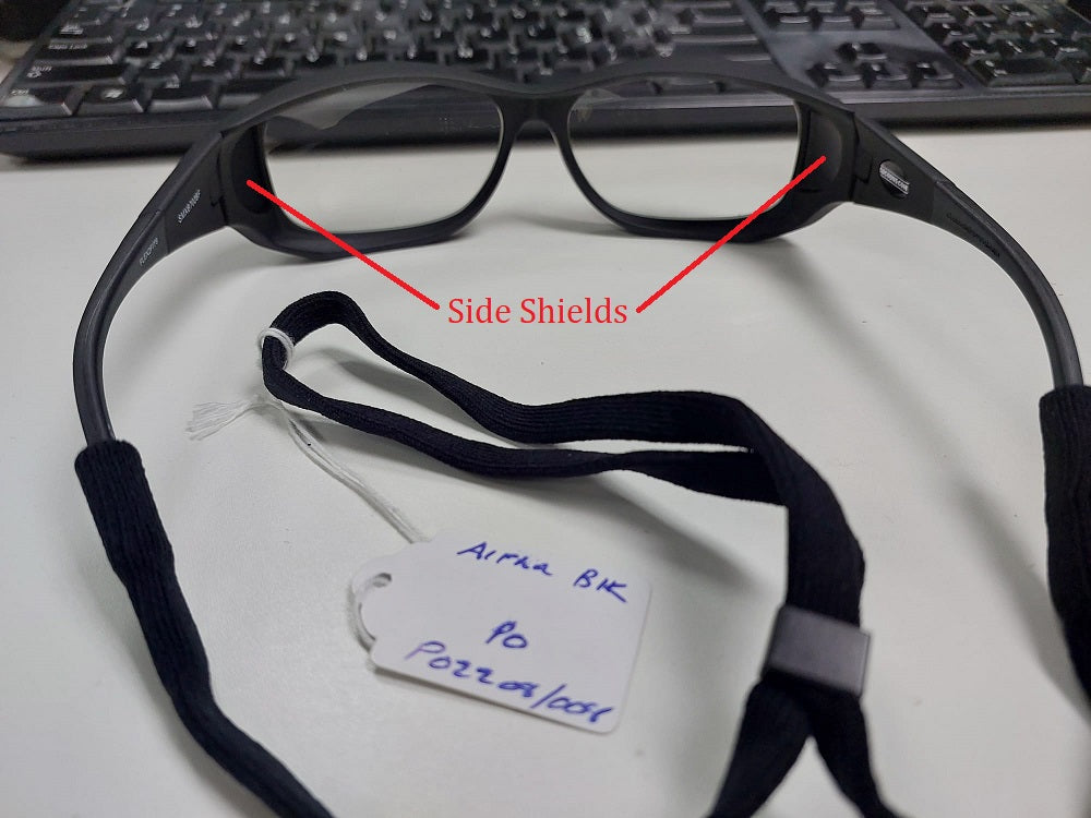 Eyewear, Fitguard Alpha Lead Fitover with Lead Vinyl Side Shields