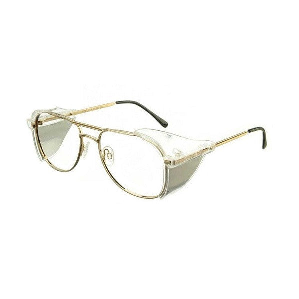 Sunglasses with metal side shields sale