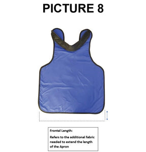 AP-WAFB Wrap Around Flexback Apron, Front 0.50mm LE & Back 0.25mm LE